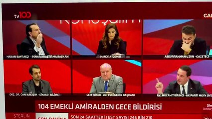 Hakan Bayrakçı ve Mücahit Birinci canlı yayında birbirine girdi
