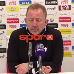 Sergen Yalçın: "Tepki gösterdiğimiz maç sayısı 6-7'dir"