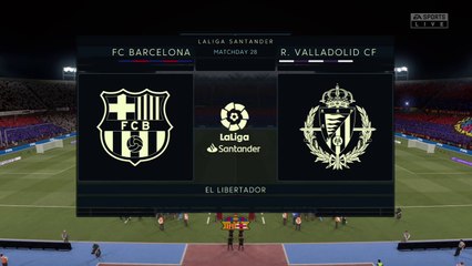 Barcelona vs Real Valladolid || La Liga - 5th April 2021 || Fifa 21