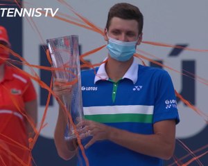 Hurkacz beats Sinner in Miami for maiden Masters crown