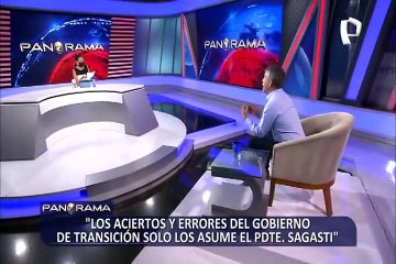 Guzmán: "Los aciertos y errores del Gobierno de transición solo los asume el presidente Sagasti"