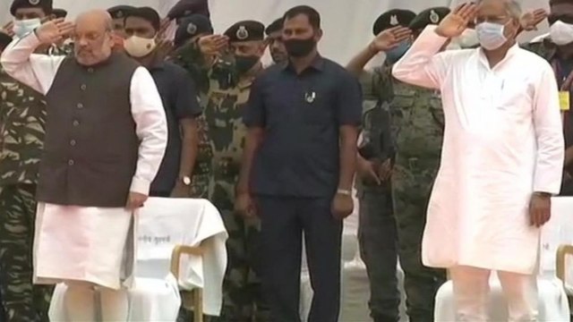 Chhattisgarh:Shah reached Jagdalpur, paid tribute to martyrs