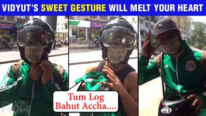 Vidyut Jammwal's SWEETEST Gesture For Media, Does This Unbelievable Thing | Watch Video