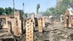 आग से छप्पर के 6 घर जले, पांच बकरियों की झुलस कर मौत