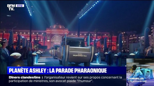 Une parade pharaonique de 22 momies royales dans les rues du Caire