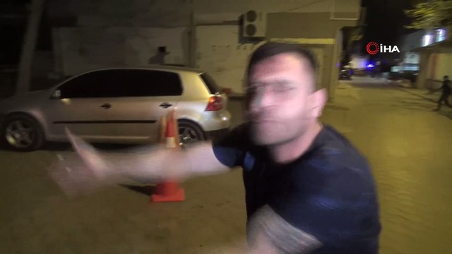 Kumar oynarken basılan kadın 2. kattan atlayıp yaralandı...Eşi elbiselerini parçaladı
