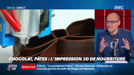 La chronique d'Anthony Morel : Du chocolat imprimé en 3D - 05/04
