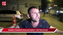 Kumar oynarken basılan kadın 2. kattan atlayıp yaralandı