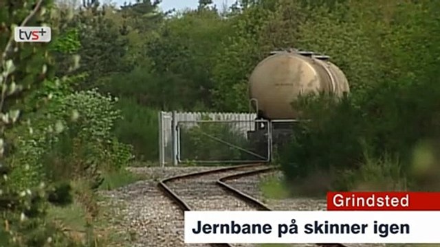 Grindstedbanen genoplives | Jernbane på skinner igen | Banedanmark | 16-03-2014 | TV SYD @ TV2 Danmark