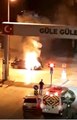 Bursa'da seyir halindeki araç alev alev yandı