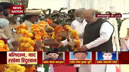 Amit Shah paid tribute to martyrs of Bijapur encounter