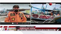 Tim Sar Telusuri Korban Hilang Tabrakan Kapal di Indramayu
