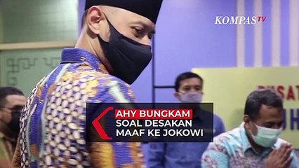 AHY Diam Tak Menjawab, Saat Ditanya Tentang Permintaan Maaf ke Jokowi