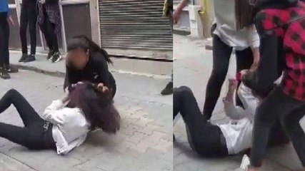 Saçlarından sürükleyip yerden yere vurdu