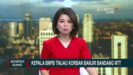 Kepala BNPB Doni Monardo Kunjungi Lokasi Banjir Bandang di NTT