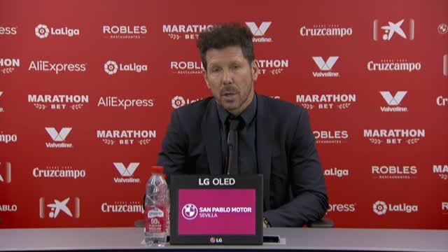 Simeone: Sé cual es el camino y no le tengo miedo a nada