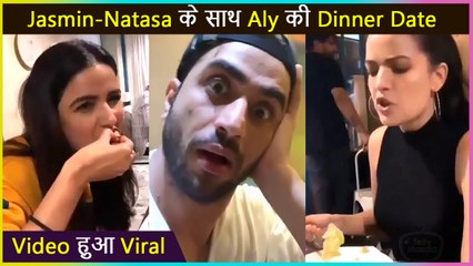 Aly Goni Dinner Date With Gf Jasmin Bhasin & Natasa Stankovic | Throwback