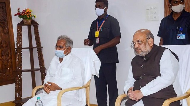 Chhattisgarh Naxal attack: Amit Shah chairs high-level meeting at Jagdalpur