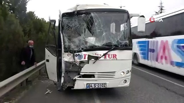 Servislerin karıştığı zincirleme kazada can pazarı yaşandı: 9 yaralı