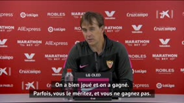 29e j. - Lopetegui : Nous avons mérité la victoire