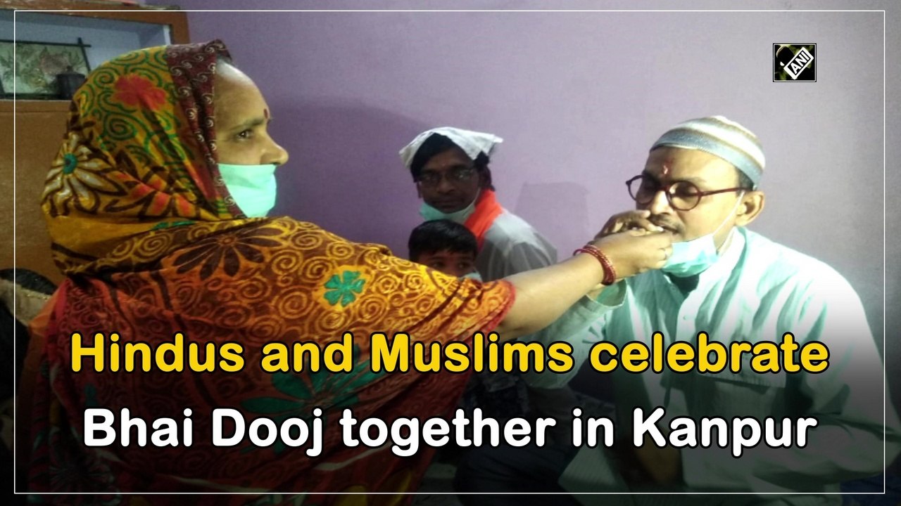 Hindus and Muslims celebrate Bhai Dooj together in Kanpur