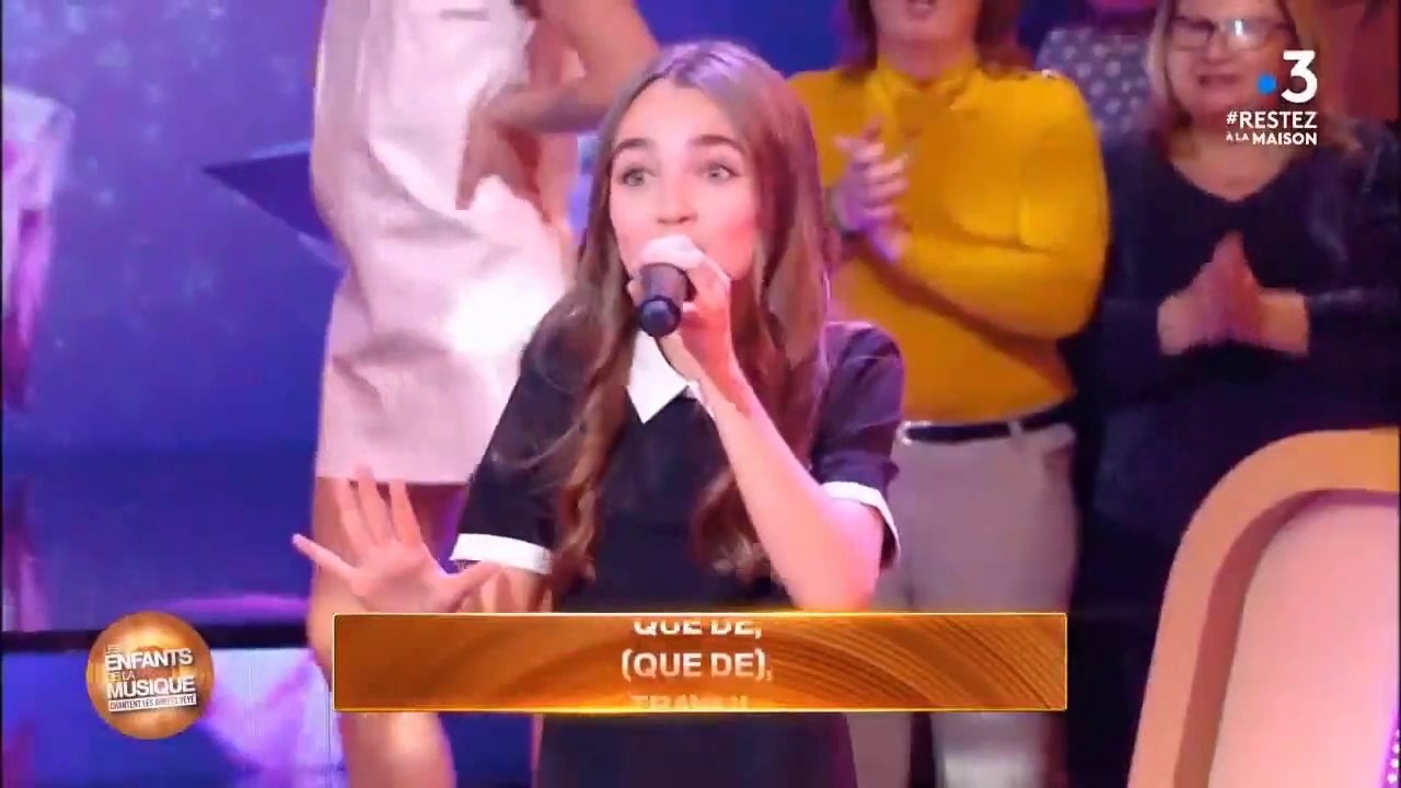 Angélina chante "Sacré Charlemagne" dans "Les Enfants de la Musique" - 20/03/2020
