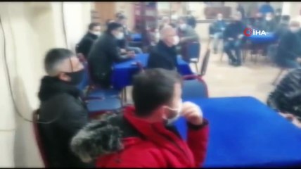 Üsküdar’da kısıtlama gününde kahvehane baskını