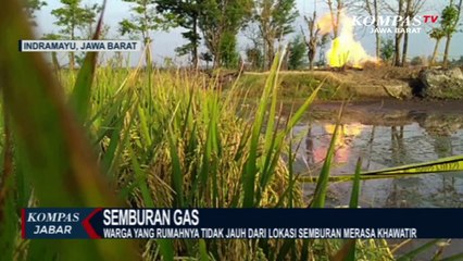 Warga Indramayu Khawatir Semburan Gas Milik Kementerian ESDM