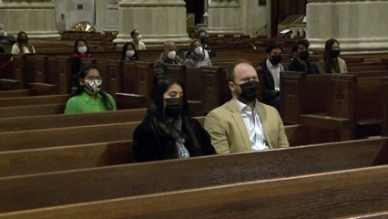 Faithful Celebrate Easter Sunday With Socially Distant Services