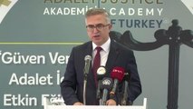 Adli Yargı ve İdari Yargı Hazırlık Eğitimleri açılış töreni - Türkiye Adalet Akademisi Başkanı Özdemir