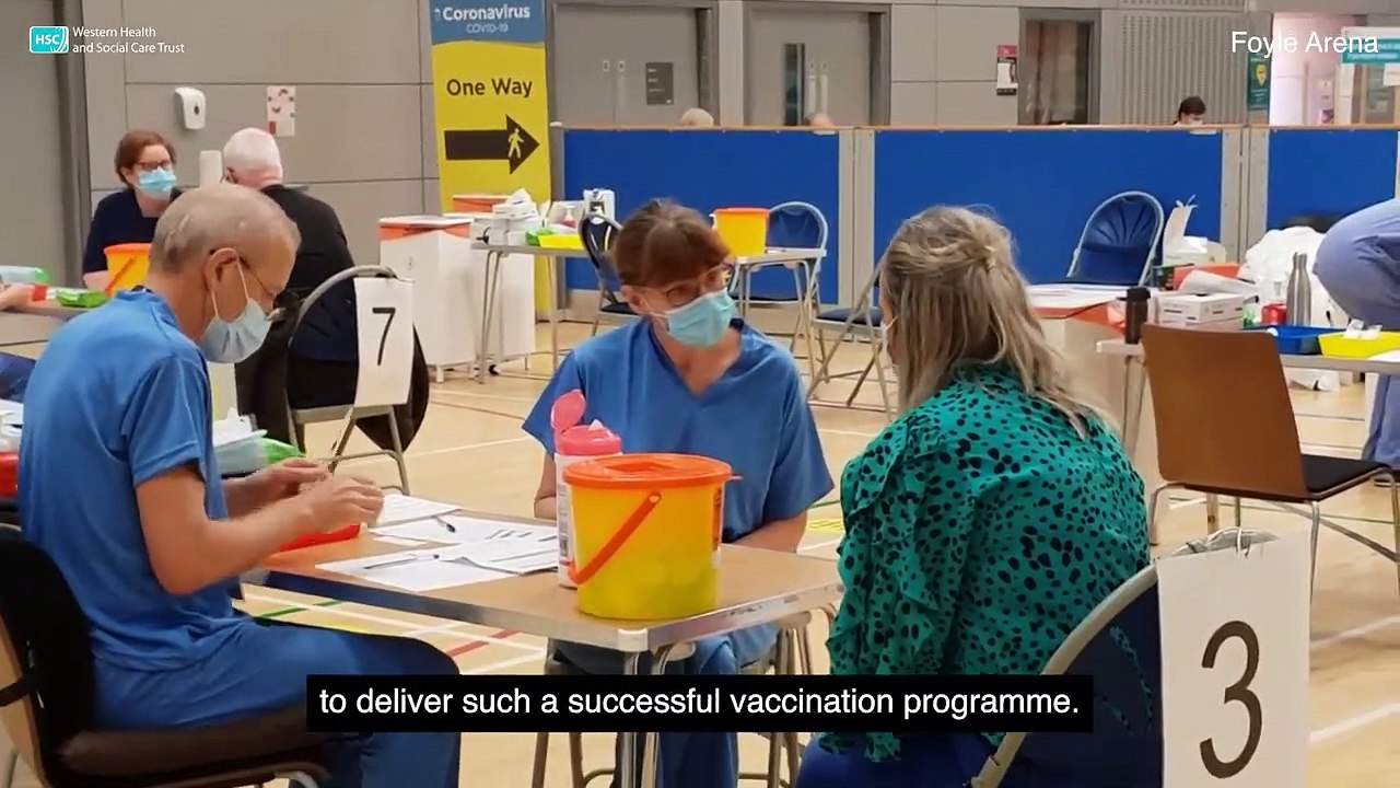 Western Trust marks 100,000 COVID-19 vaccines milestone