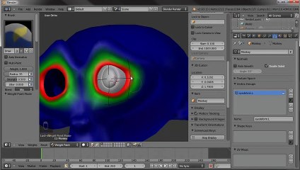Cartoon Eyes With A Lattice Deform - Blender 2.63