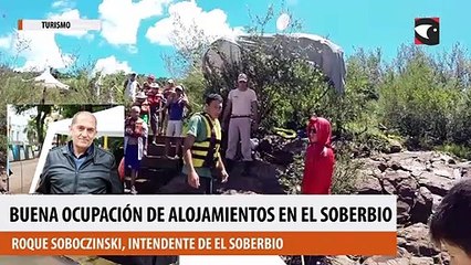 Buena ocupación de alojamientos en El Soberbio