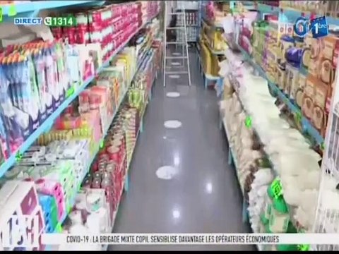 RTG/ COVID-19- La brigade mixte COPIL sensibilise d’avantage les opérateurs économiques