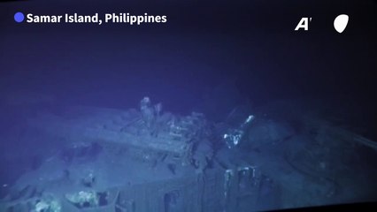 Deep wreck dive reaches US WWII ship off Philippines