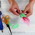 Diy Simple Paper Flowers | Paper Craft | Easy Tutorial | 5 Minute Crafts Tv