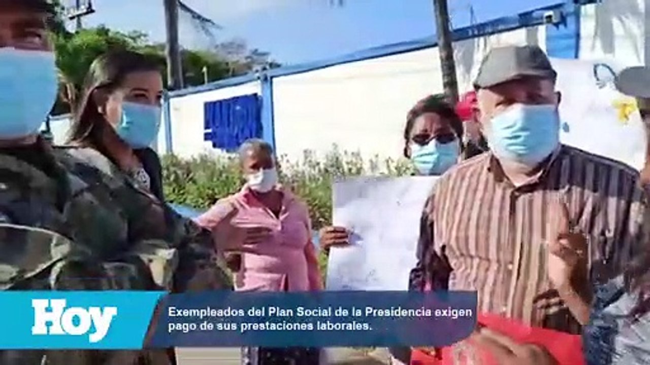 Exempleados del Pan Social exigen pago de sus prestaciones