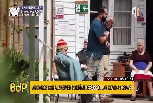 EsSalud advierte: ancianos con Alzheimer podrían desarrollar COVID-19 grave