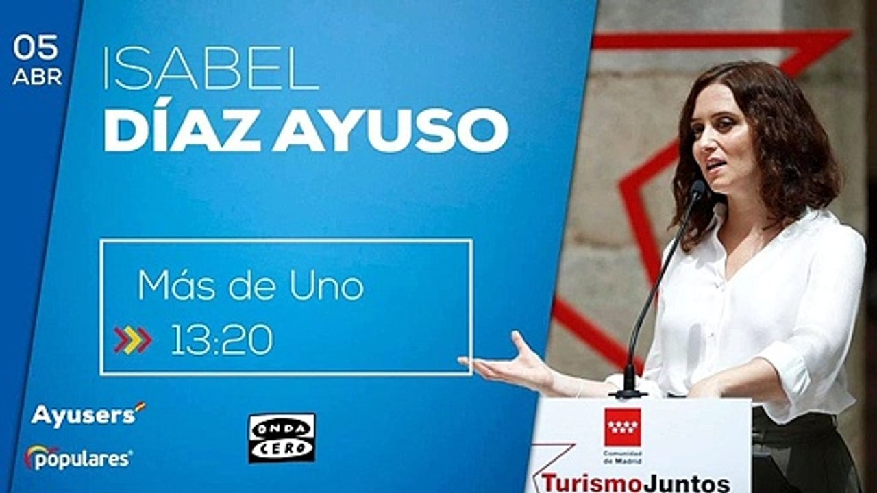 Entrevista a Isabel Díaz Ayuso en Onda Cero