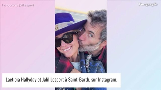 Laeticia Hallyday et Jalil Lespert : tendres déclarations et sortie à la messe, ils fêtent Pâques en famille !