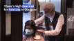 Scotland reopens hair salons as Covid lockdown eases