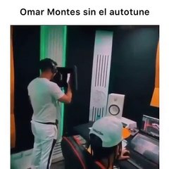 Omar Montes se desgañita: así suena su verdadera voz sin la ayuda del autotune