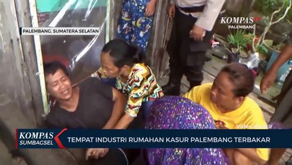 Tempat Industri Rumahan Kasur Palembang Terbakar