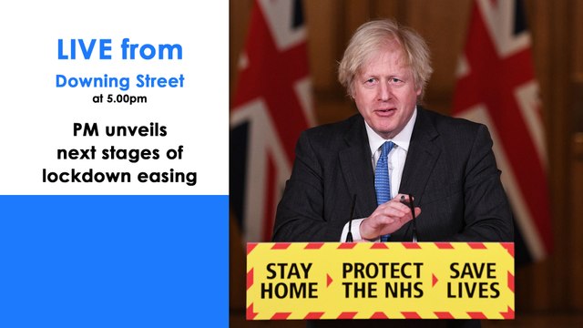 Covid-19: Boris Johnson annnounces next stages of easing lockdown