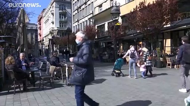 Кофе на террасе в Сербии