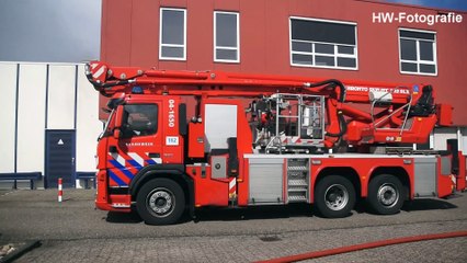 Zeer grote brand bij drukkerij SMG in Hasselt