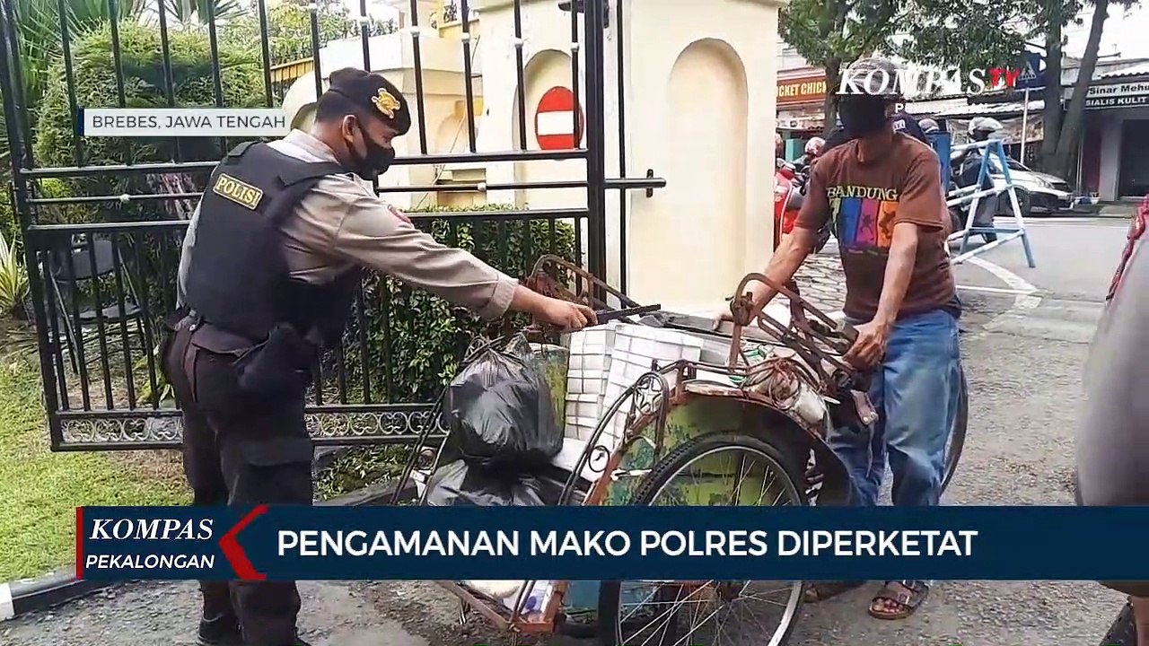 Pengamanan Mako Polres Diperketat
