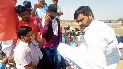 अरनिया कलां सहित कालापीपल विधानसभा क्षेत्र के विभिन्न गेहूं उपार्जन केंद्रों पहुंचे विधायक कुणाल चौधरी