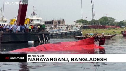 Sunken ferry retrieved after at least 26 die in accident