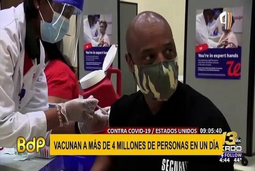 EEUU establece nuevo récord: vacunan a más de 4 millones en un día